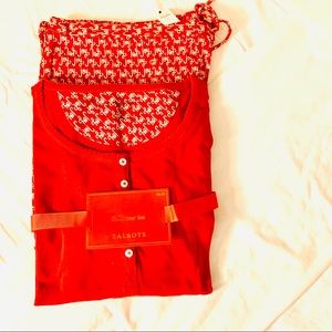 NWT Talbots KNIT PAJAMA SET - Joy